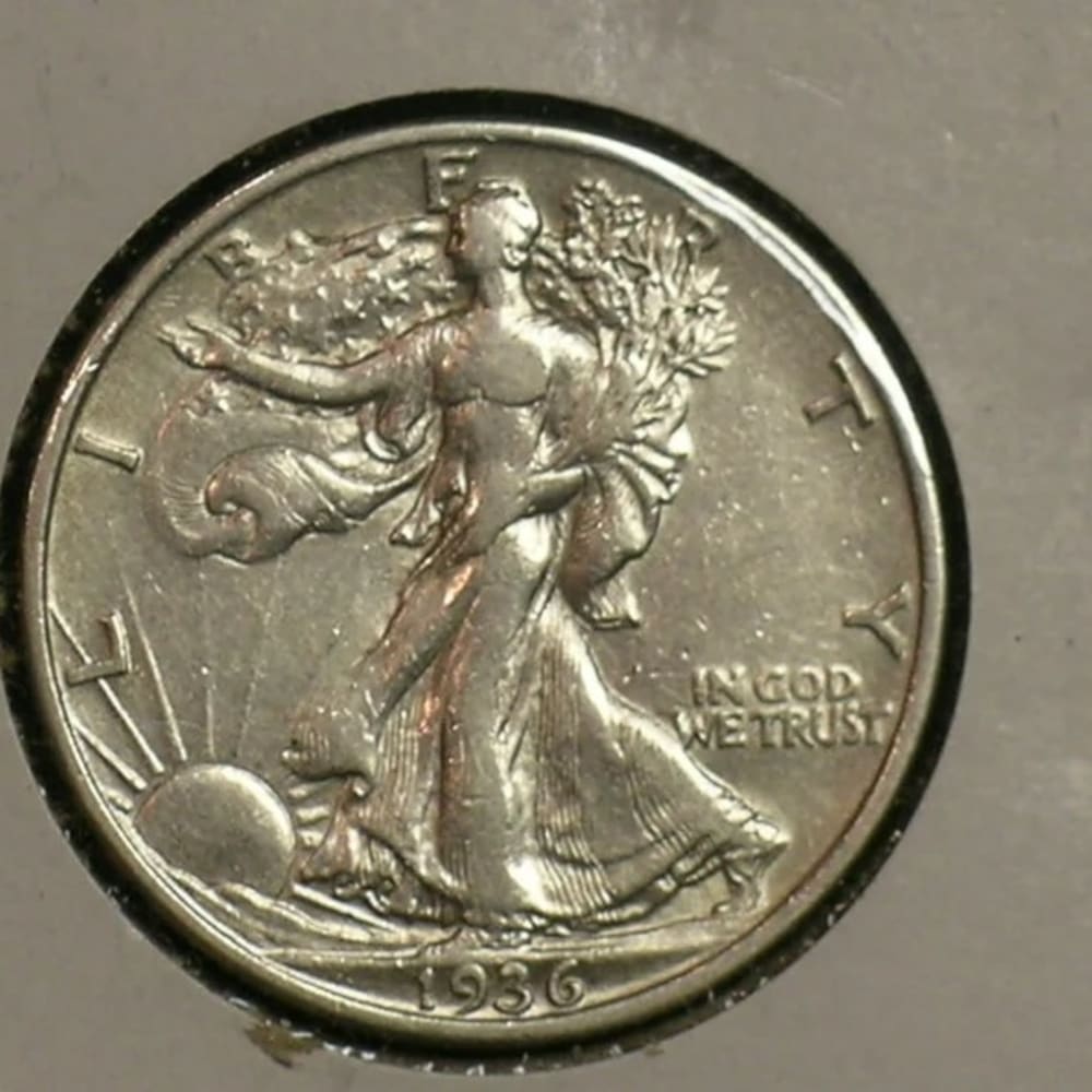 1936 Sharp Walking Liberty Half Dollar - (AE11-2)